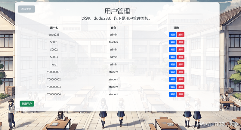 Spring 框架的学生管理系统 Spring 框架的学生管理系统
