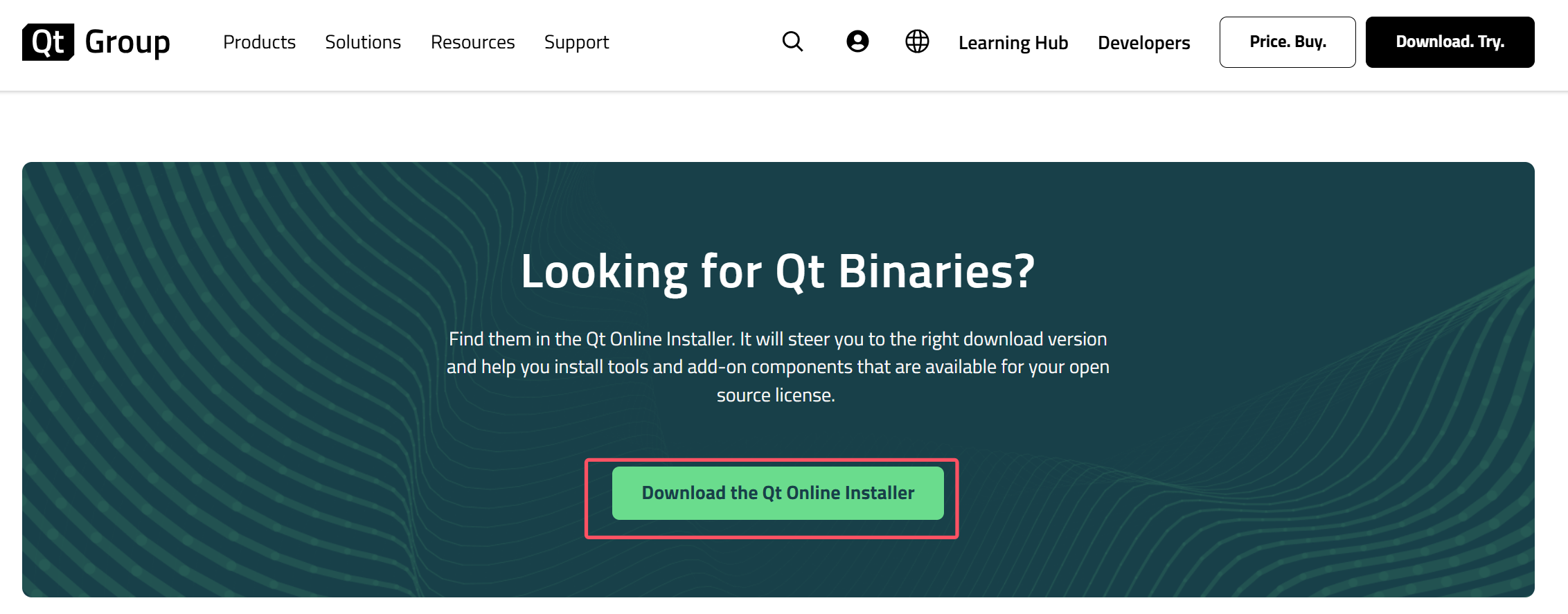 CLion develops Qt program