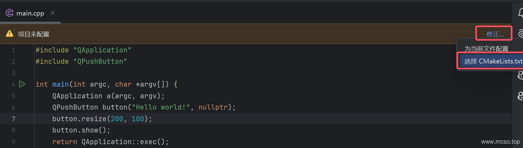 CLion 开发 Qt 程序 CLion 开发 Qt 程序