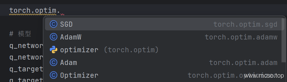 pytorch 中的 SDG 优化器详解 (torch.optim.SDG) pytorch 中的 SDG 优化器详解 (torch.optim.SDG)